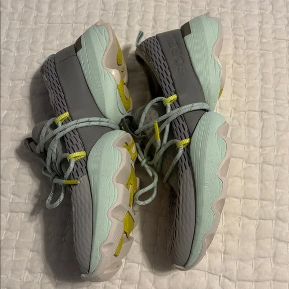 Sorel Dove and Sea Salt Kinetic Impact Lace Sneakers - Picture 3 of 6